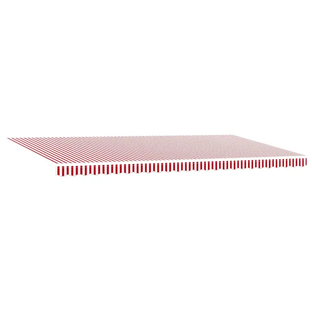Tettuccio Elettrico Retrattile Rosso e Bianco 600 × 300 cm 3331607