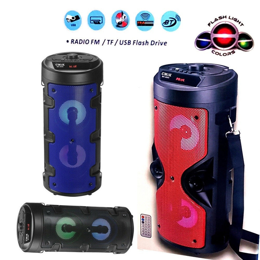 Trade Shop - Cassa Bluetooth Ricaricabile Mp3 Usb Micro Sd Microfono Line In Karaoke Mk-8896 -