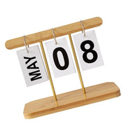 Calendario a Voltura Perpetuo per Ufficio in Legno