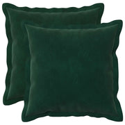 Cuscino con cuscino HOUTEN 2 pz Verde Scuro Velluto 932788