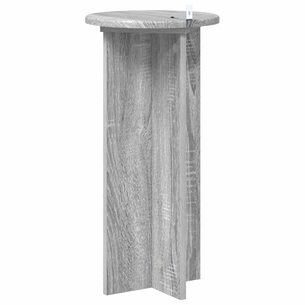 Supporto per piante 2 pz Grigio Sonoma 29,5 x 29,5 x 60 cm 899723