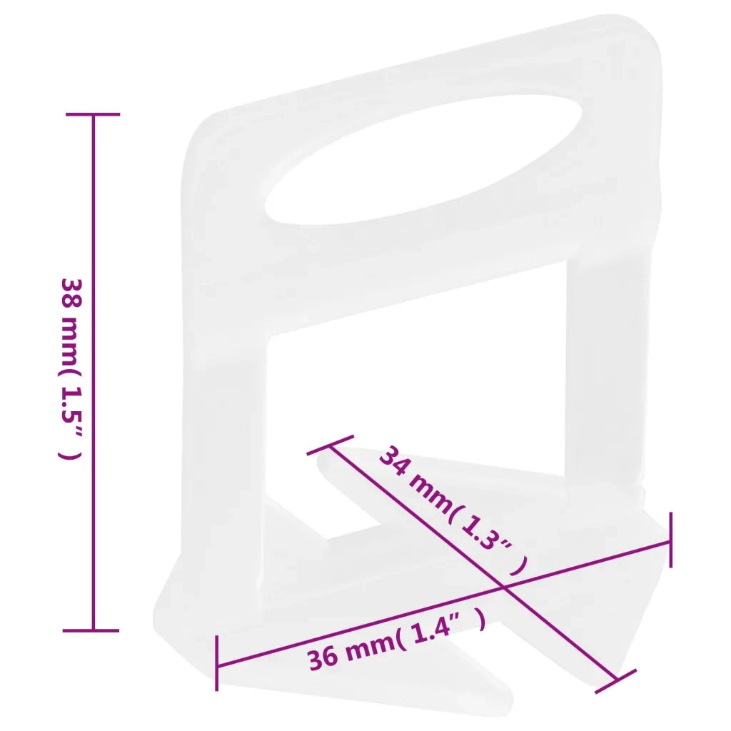 Clip di Livellamento per Piastrelle 250 pz 1,5 mm 155273