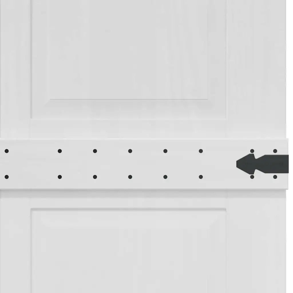 Porta Corona Bianco 80 x 210 cm Legno multistrato