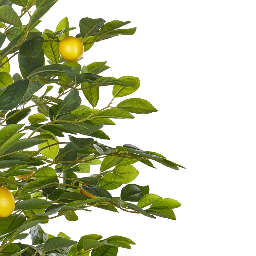 Pianta di limone artificiale in plastica in vaso 156 cm decorazione da interno
