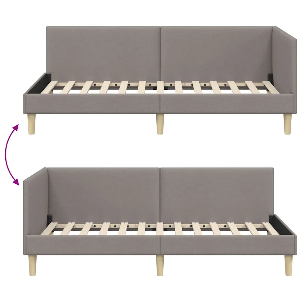 Cornice del letto ad angolo con testiera Talpa 90 cm x 190 cm 42016186