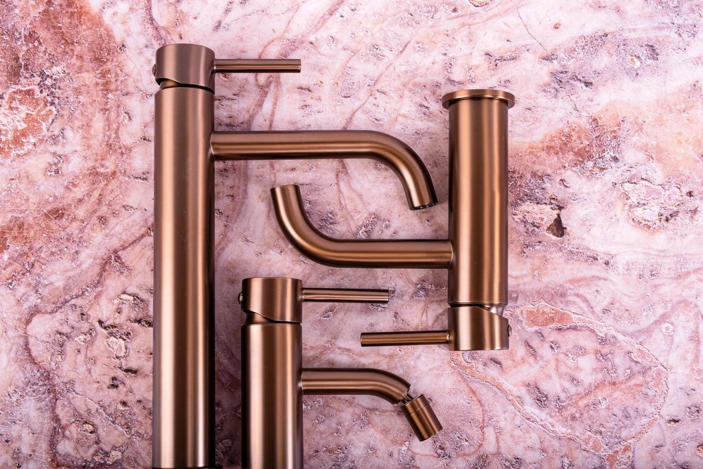 Set Doccia Da Incasso Rea Lungo Copper Brush Box