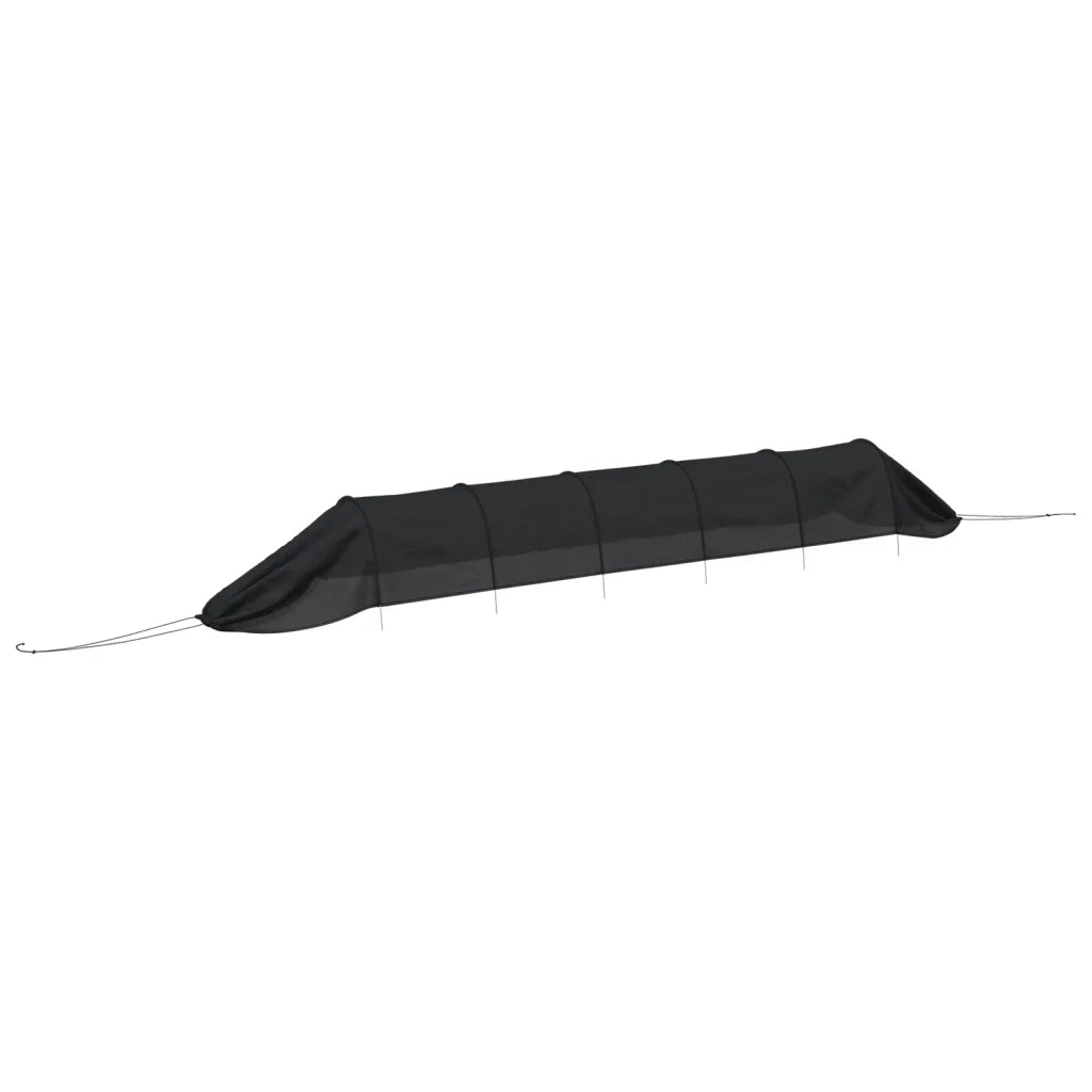 Tunnel a Rete Nero 300x50x48,5 cm in Acciaio e Polietilene CFW5707721