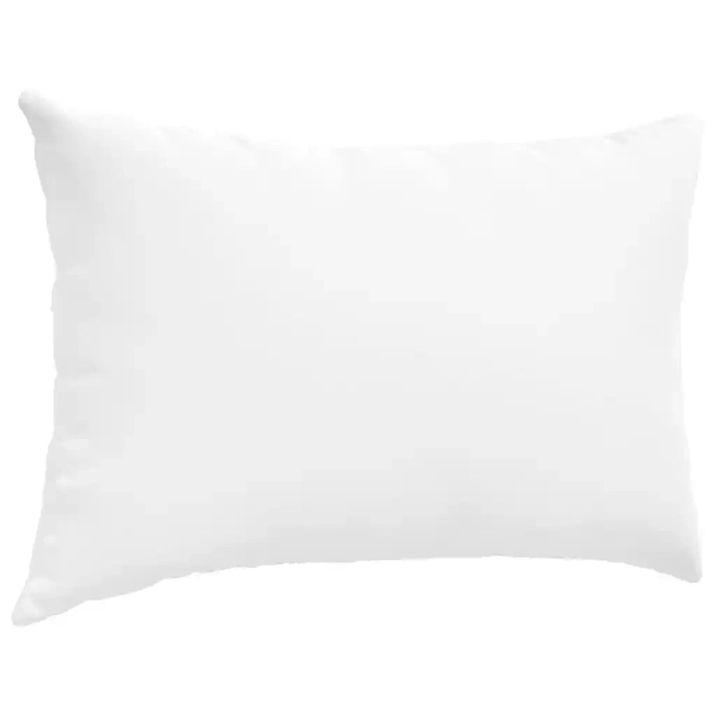 Cuscini da Divano 2 pz-Set di 2 Cuscini per Sofa Bianco 60 x 40 cm Tessuto