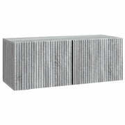 Mobile Porta TV da Muro-Credenza per TV sospesa Grigio Sonoma 78,5 x 31 x 30 cm 734570