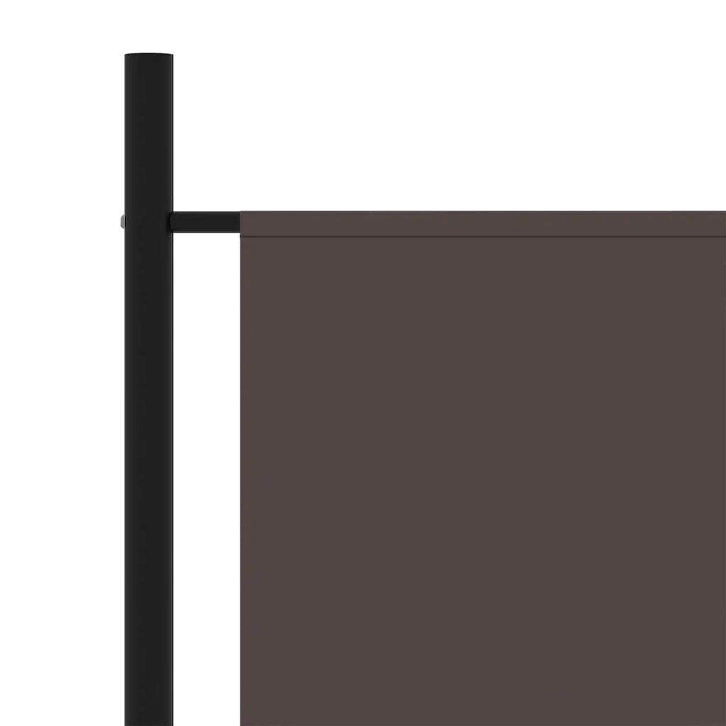 Paravento Marrone 175x180 cm in Tessuto 320736