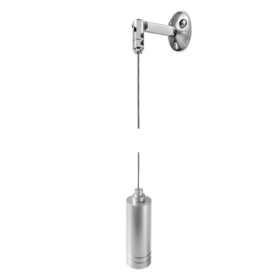 Attacchi a soffitto per espositori a Cavetto - AR030 Doppio diretto soffitto/pavimento
