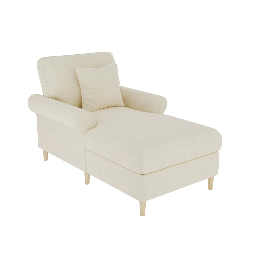 Poltrona relax - Xylo - XXL pieghevole velluto beige