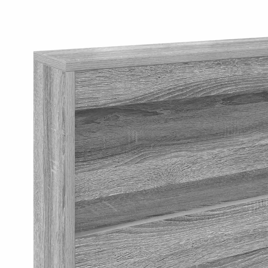Testata contenitore Grigio Sonoma 90 cm Legno multistrato 3335522