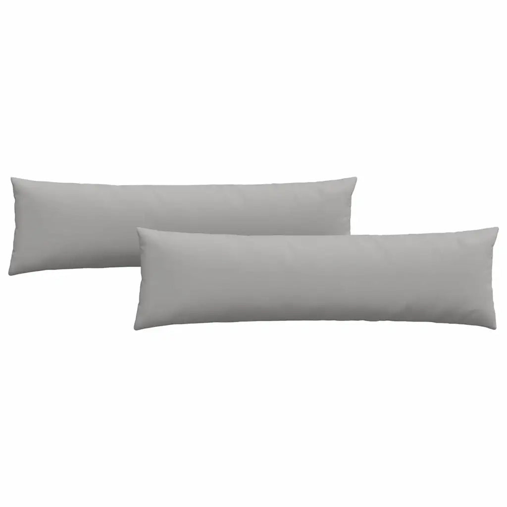 Cuscini da Divano 2 pcs Grigio Nuvola 145 x 40 cm Tessuto 42013838