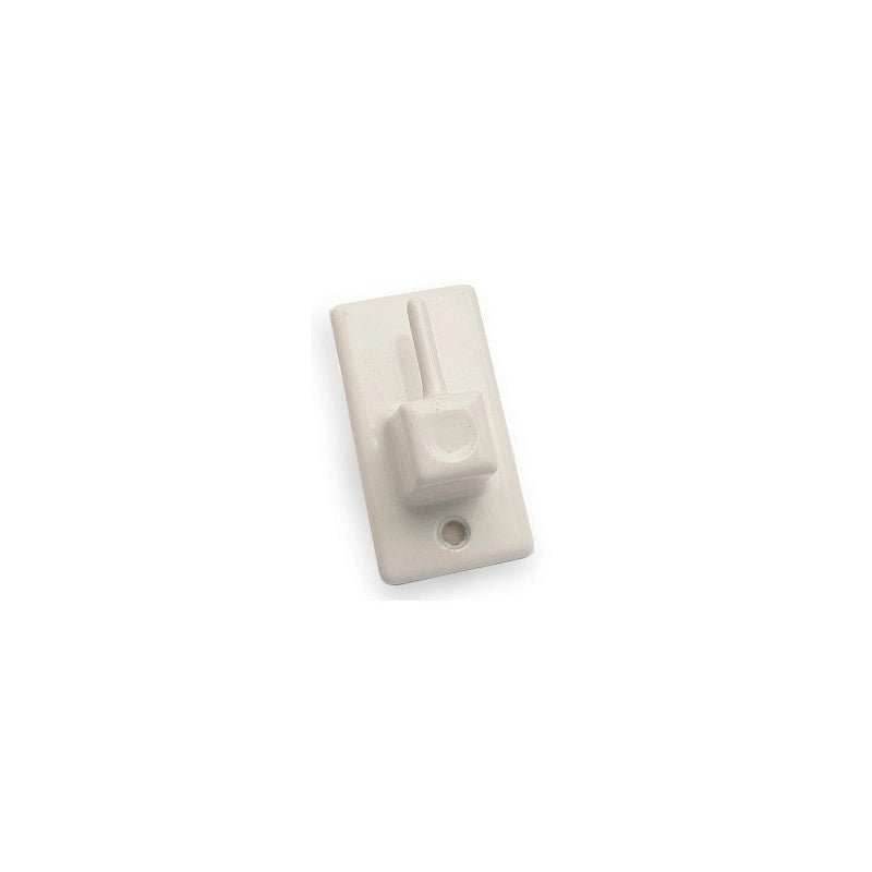 GANCIO PER BRIS-BRIS IN ACCIAIO Bianco - Blister 2 pezzi