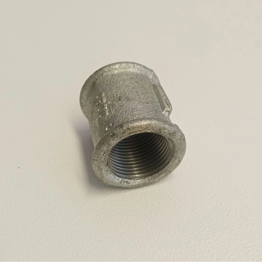 Raccordo ff 1''+1/4 manicotto giunzione di ghisa zincata malleabile