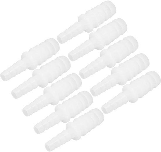 Connettori in plastica per acquario 10 pezzi - Reduttore a barb - Adattatore/Convertitore - Alta qualità