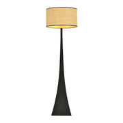 Lampada da terra Emibig Estrella rattan nero E27 157cm