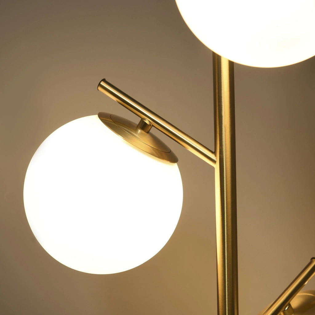 Lampada da terra ¨C Minimal ¨C vetro dorato