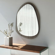 Curti, Specchio Forma Ovale, 75x55h cm Marrone Bronzo