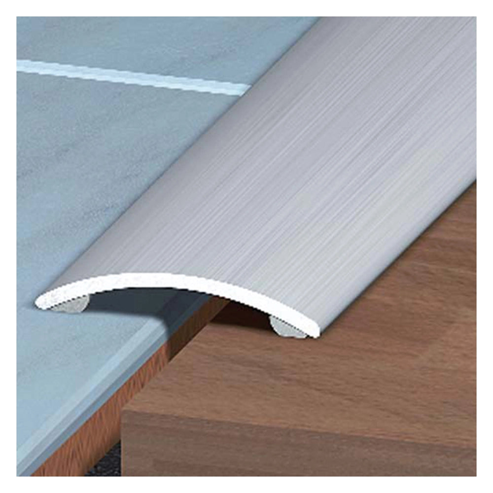 10pz profilo coprigiunto per piastrelle cm 270 - argento satinato cod:ferx.1031532nlm