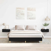 Struttura del letto Rovere Nero 203 x 153 x 25 cm 3329281