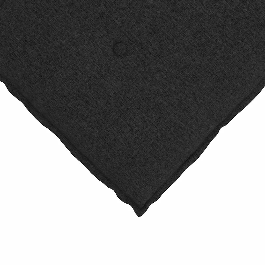 Cuscino per Schiena | Cuscino dorsale Nero 100 x 19 x 50 cm Tessuto