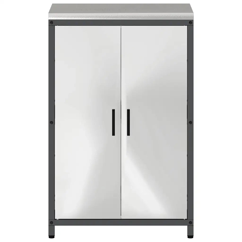Stoccaggio in cucina con porta Argento 60 x 50 x 92 cm Acciaio