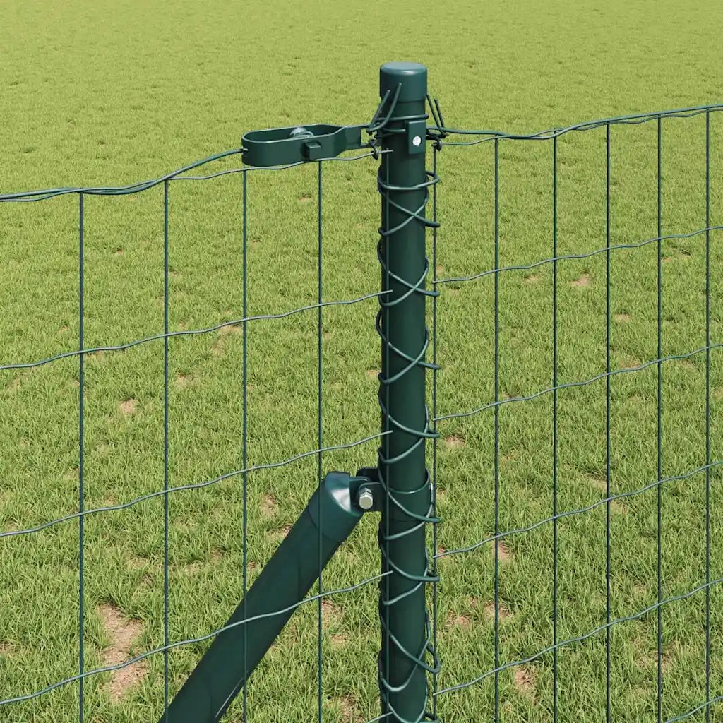 Recinzione con Posto Verde 1,2 x 25 m Acciaio e PVC 3350325