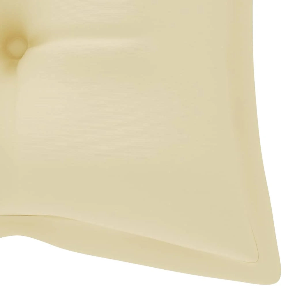 Panchina da giardino arredo esterno per patio terrazzo con cuscino 120 cm legno massello di acacia 02_0011356