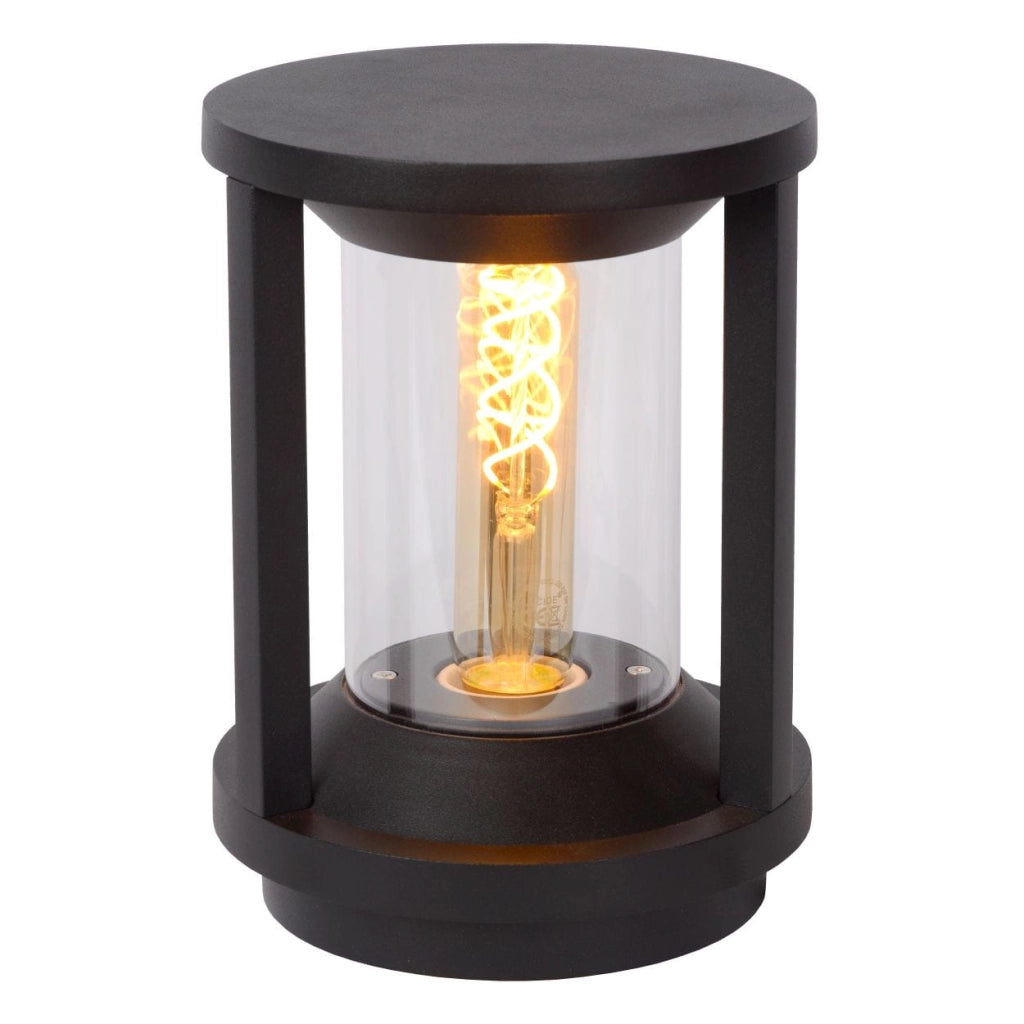 Lampione esterno Lucide Cadix E27 60W IP65 nero 22cm