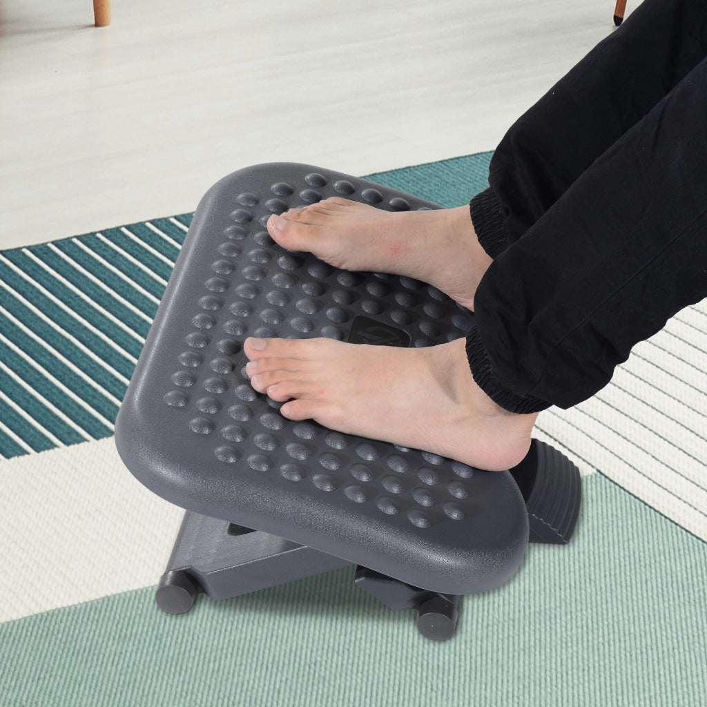Poggiapiedi Regolabile Ergonomico per Scrivania ¨C Minimal ¨C Grigio