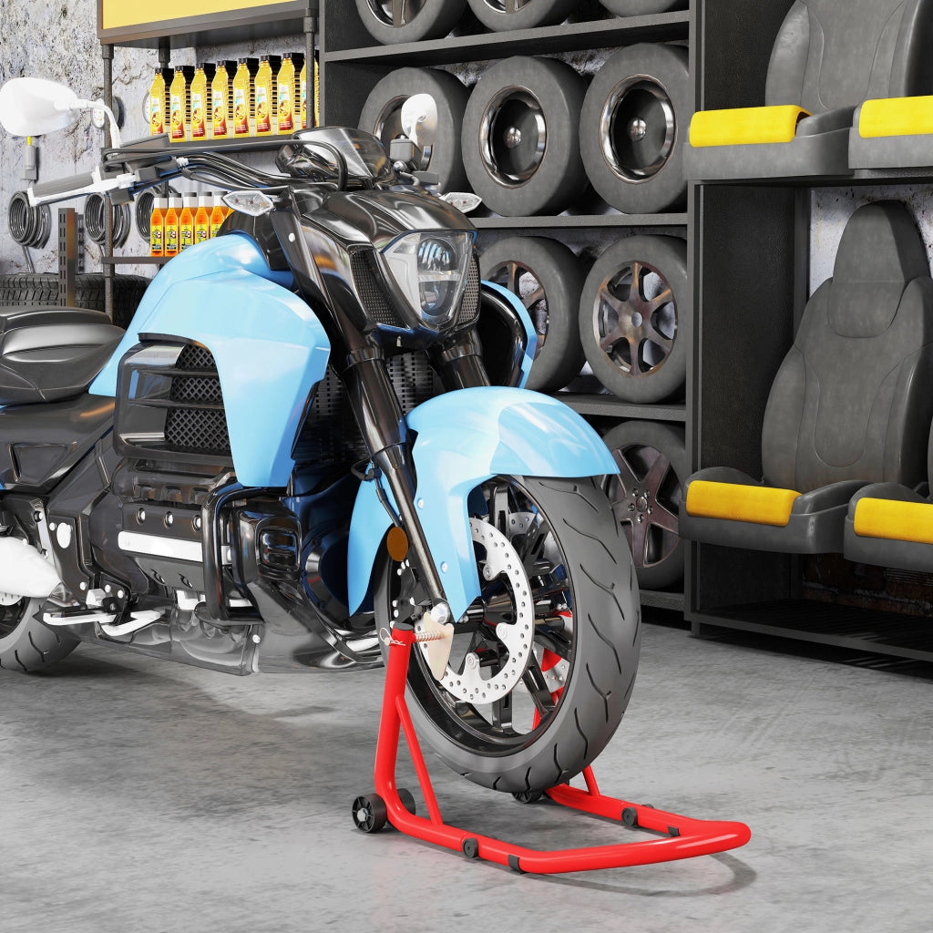 Cavalletto per moto anteriore ¨C Minimal ¨C Rosso