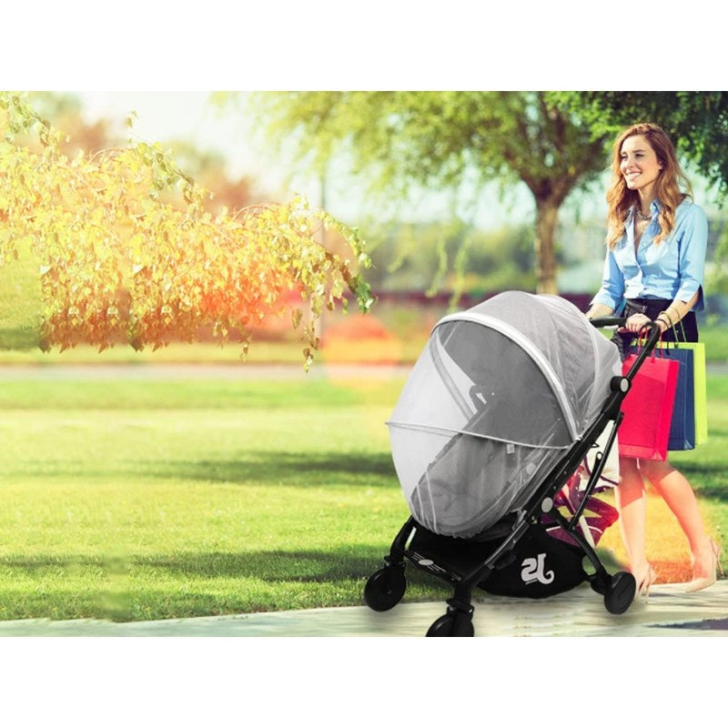 Zanzariera Universale Per Passeggino 140X150cm Bianco