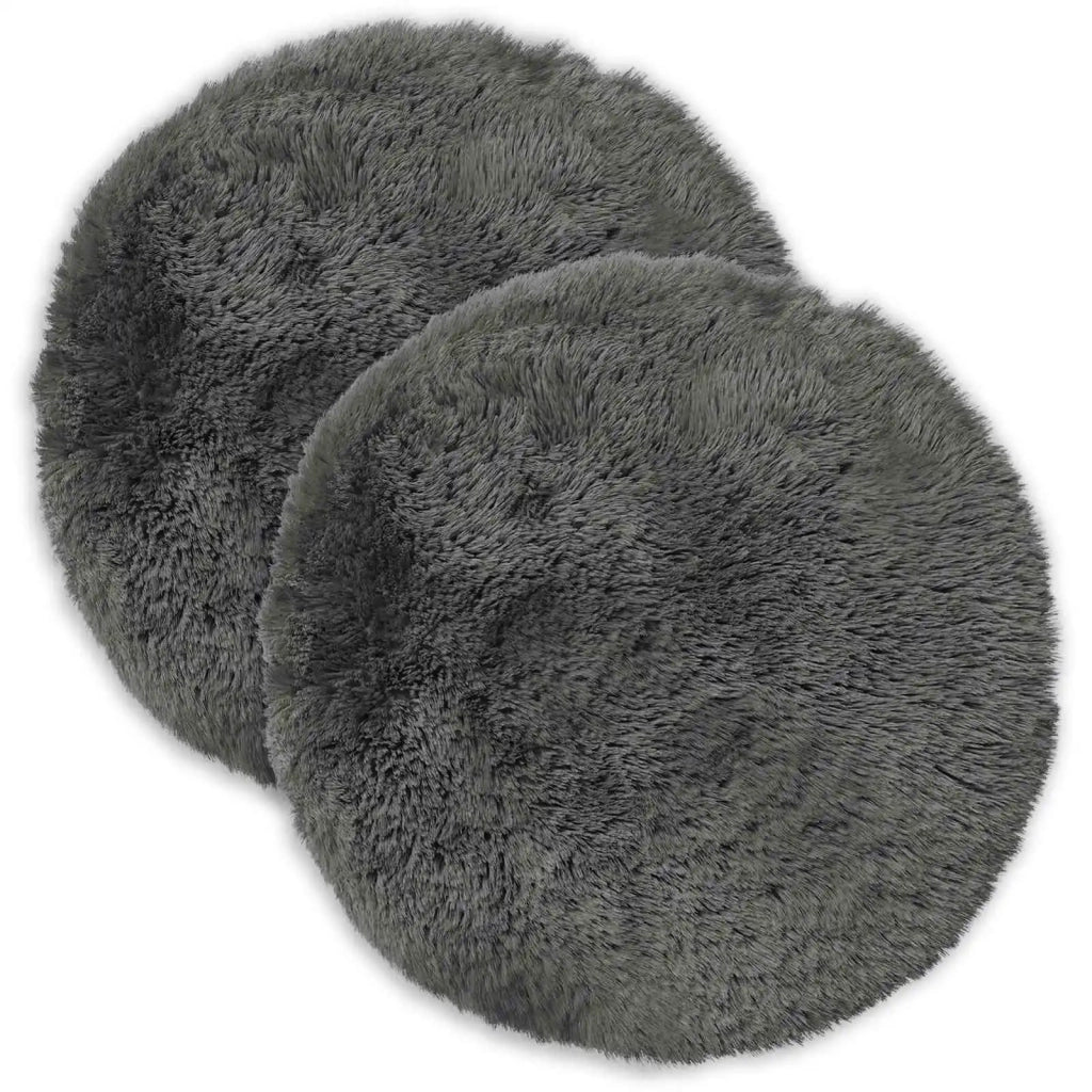 Federa 2 pcs HEERLEN Grigio Chiaro Ø 30 cm Fleece PV 922101