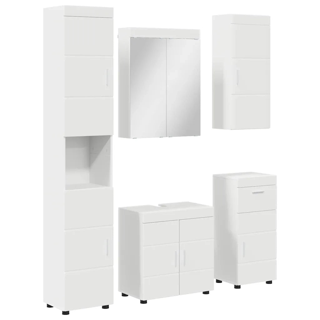 Set di mobili per il bagno TULUM Bianco Legno multistrato