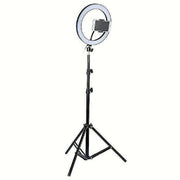 Trade Shop - Led Ring Light Con Treppiedi Lampada Anulare Per Selfie Streaming Dal Vivo -