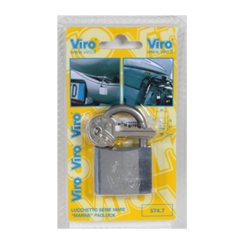 VIRO BL 575 LUCCHETTO MARE ARCO 50MM OTTONE