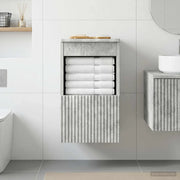 Mobile da Bagno Grigio Cemento 30 x 41 x 50 cm 890495