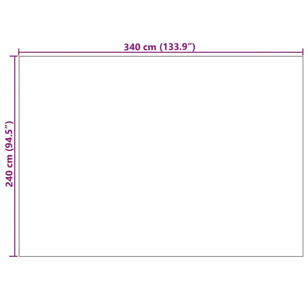 Tappeti per area GALATI Grigio 340 x 240 cm Poliestere 42022823