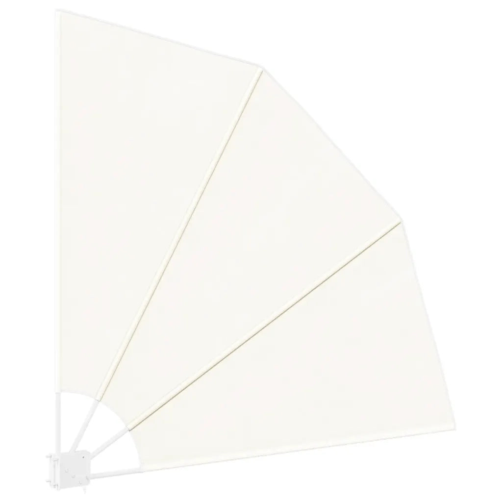 Tenda Laterale per Balcone Pieghevole Crema 140x140 cm 41578