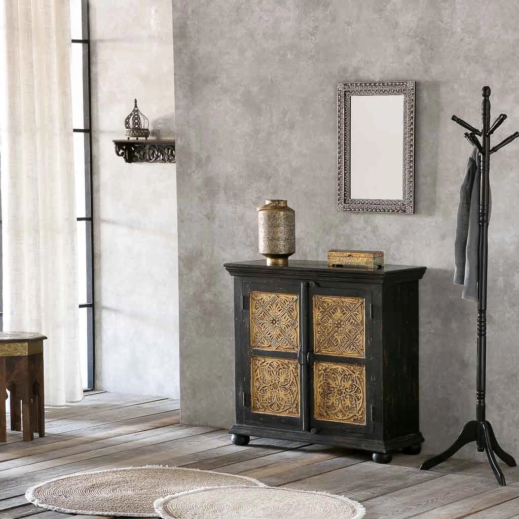 Mensola in legno marrone 60x15x13h cm