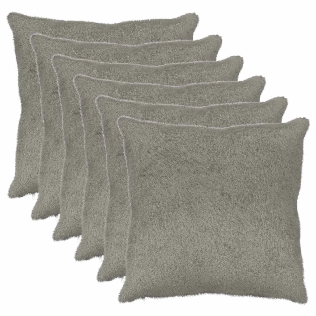Federa 6 pz HEERLEN Grigio Chiaro 70 x 70 cm 913476