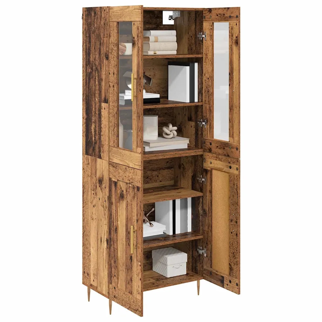 Credenza 2 pcs Legno vecchio Legno multistrato 3415820