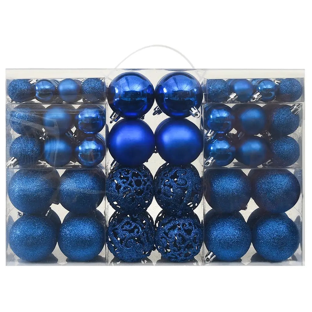 Set Palline di Natale 100 pz Blu cod mxl 42729
