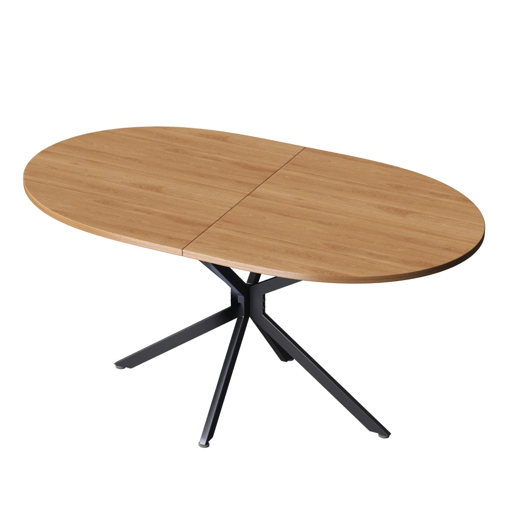 TAVOLO da pranzo 120x80x75,5 cm MDF Naturale per 4-6 persone