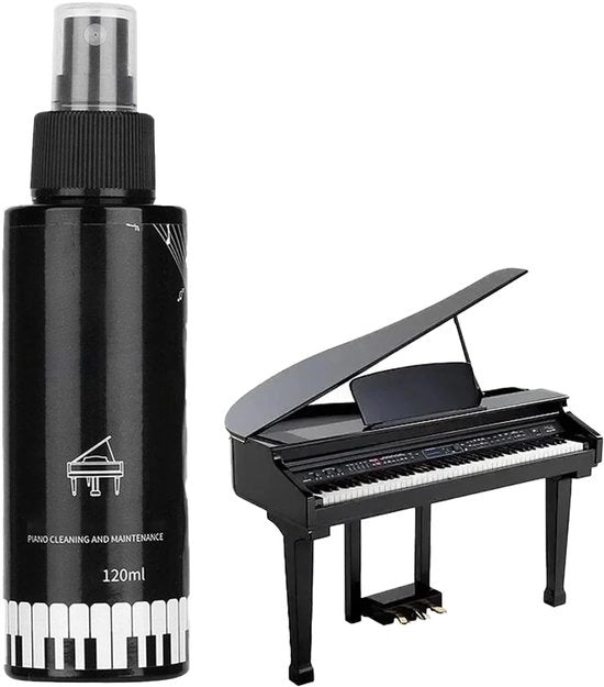 Rinomina per Pianoforti - Spray di Pulizia 120ml - Per Strumenti Musicali - Brillante e Protettivo - Senza Ingredienti di Origine Animale - Facile da Applicare - Pulitore per Pianoforti