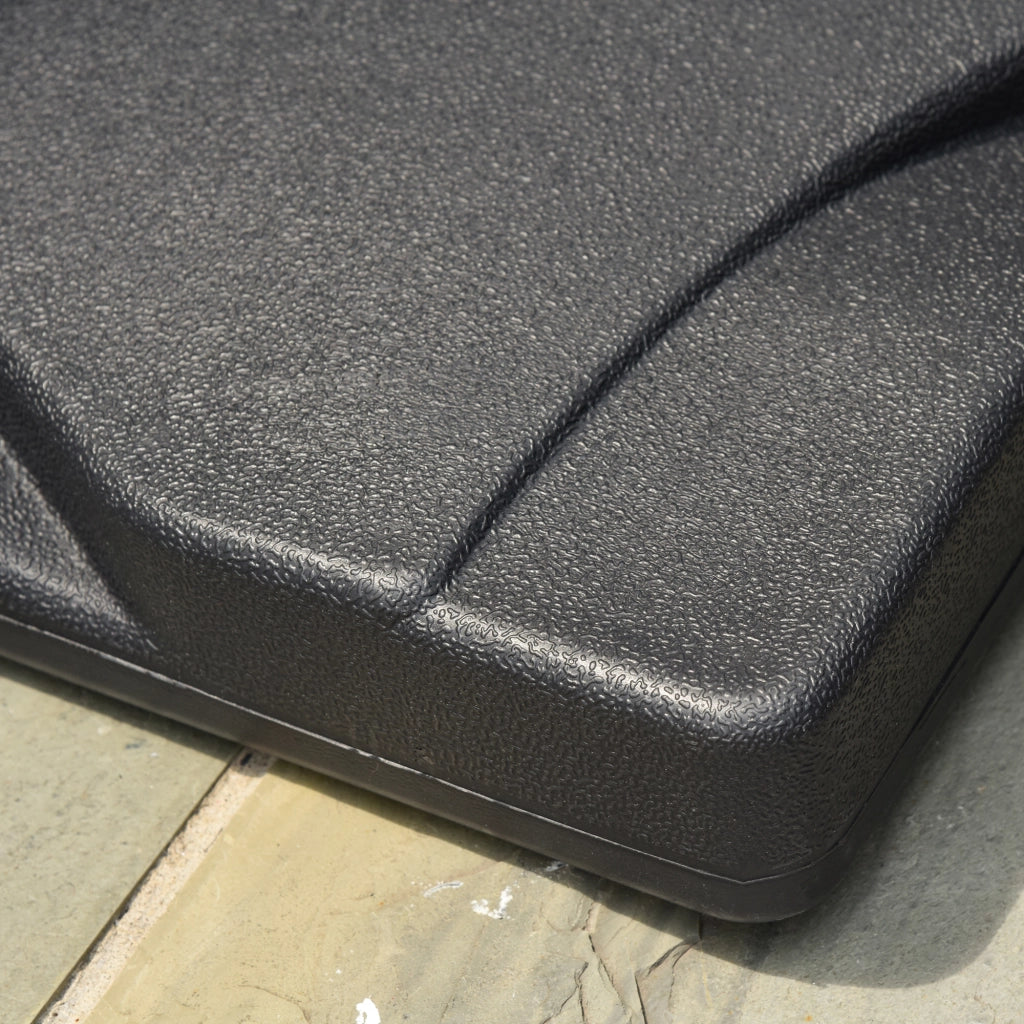 Base per Sombrilla 20 kg per ?32mm ?38mm ?48mm ¨C Minimal ¨C 41.5x41.5x33cm Nero