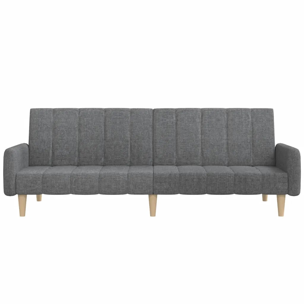 Divano letto | Sof¨¤ letto | Letto singolo a 2 Posti Grigio Chiaro in Tessuto