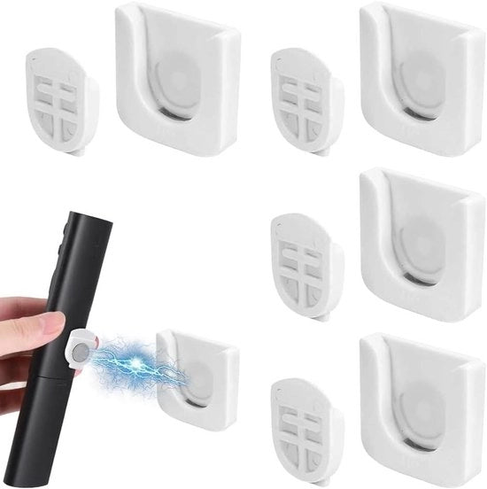 Magnetico forte per telecomando - 4 pezzi - Bianco - Casa, ufficio, scuola